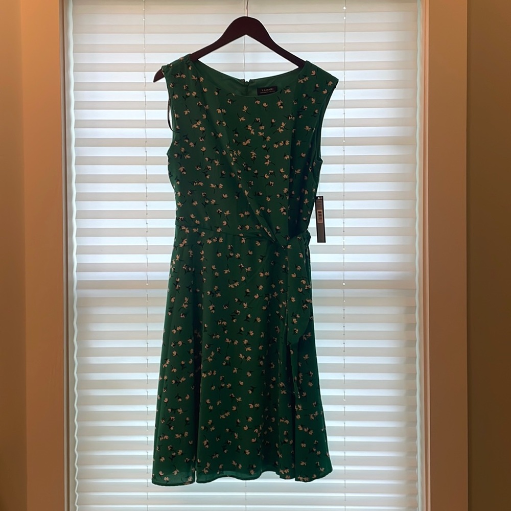 Faux wrap dress